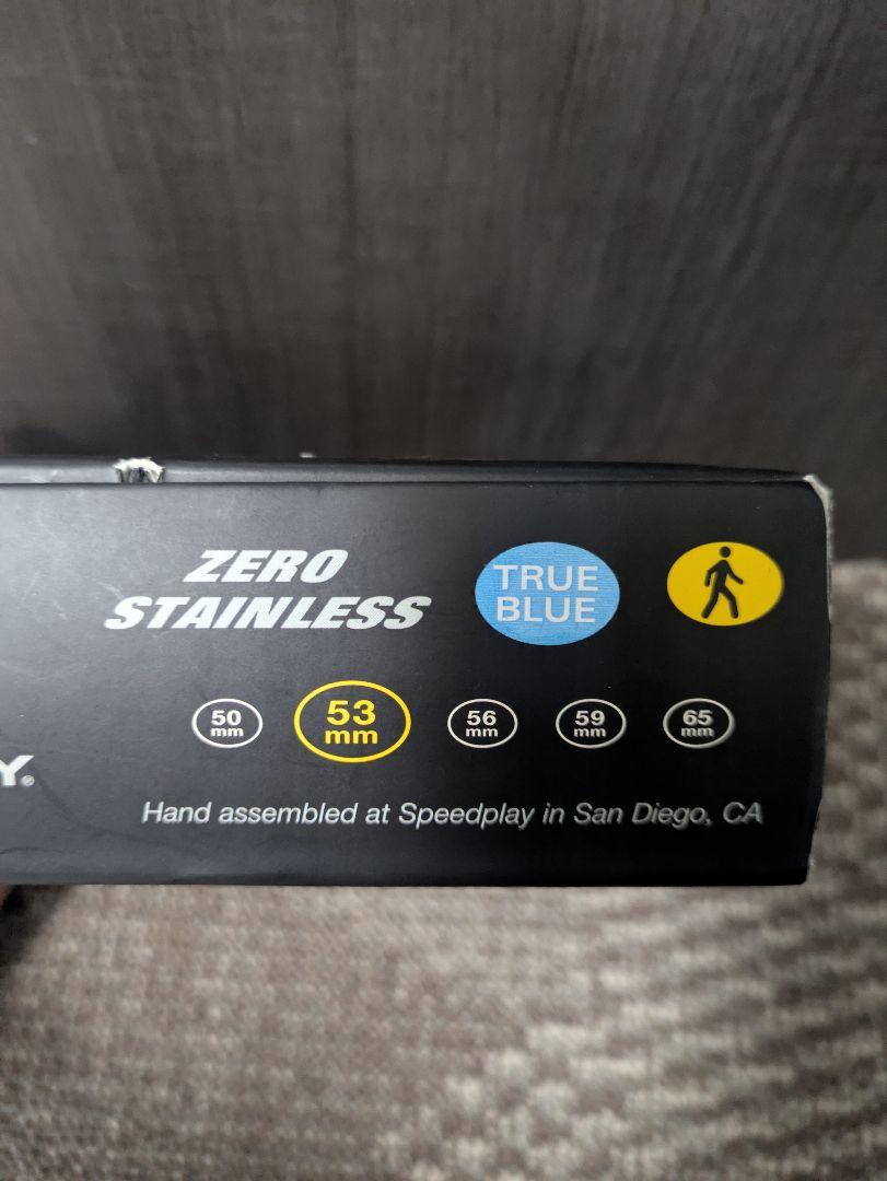 【新品】SPEEDPLAY ZERO ペダル ステンレスシャフト ブルー 青