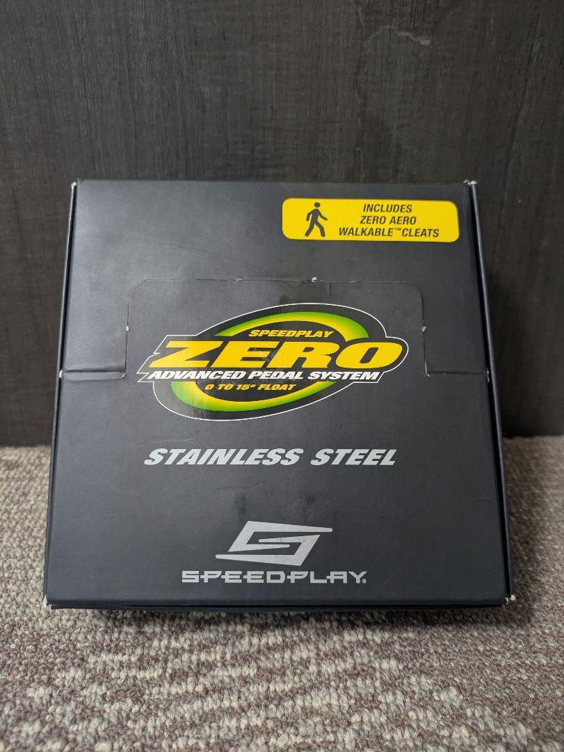 【新品】SPEEDPLAY ZERO ペダル ステンレスシャフト ブルー 青