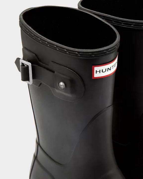 Hunter ハンター　レディース オリジナル ショート レイン ブーツブラック