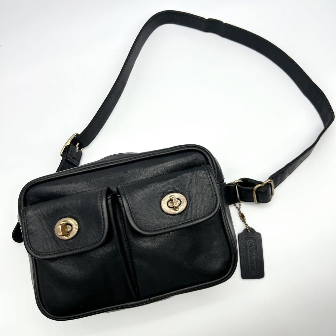 本格派ま！ 極希少◎ ターン ウエストバッグ 2way オールドコーチ COACH バッグ