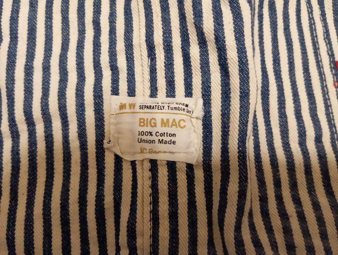 70s BIG MAC ストライプオーバーオール