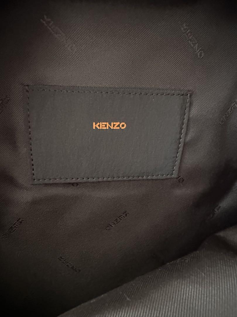 KENZO ブラックリュック トラ刺繍