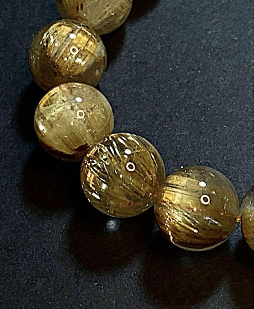 ☪ ルチルクォーツ10mm16cm