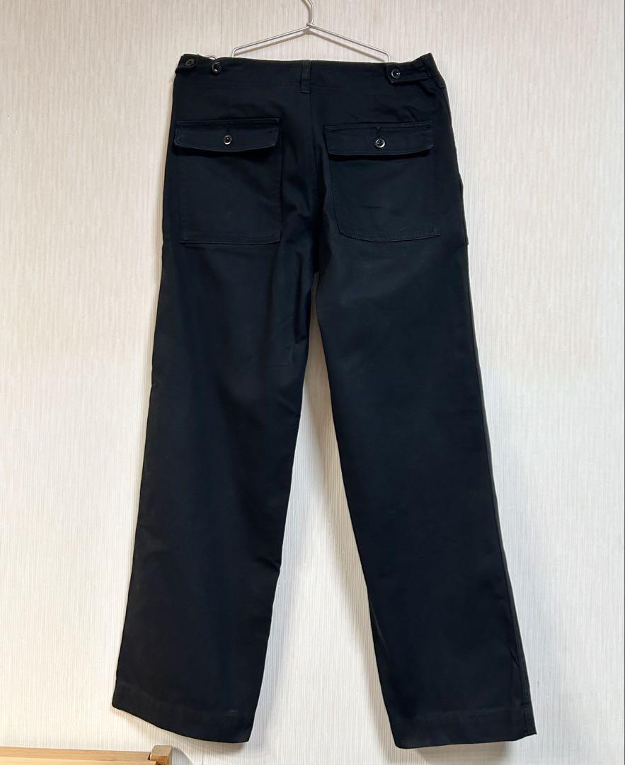 Spick and Spanルーズベイカーパンツ ブラック 38