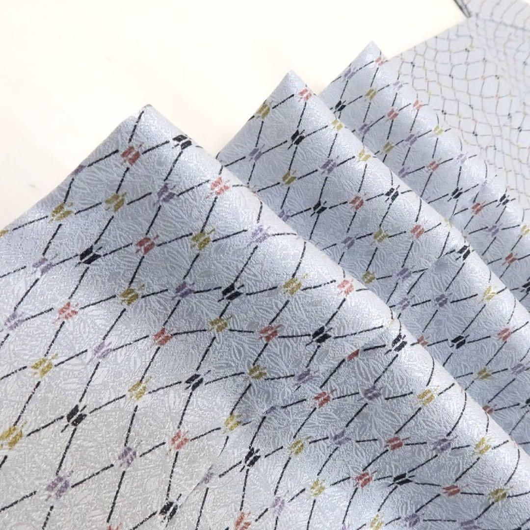 410u3〇鈴乃屋取扱い 振袖用長襦袢 /裄70.3袖丈116/ 刺繍半衿〇