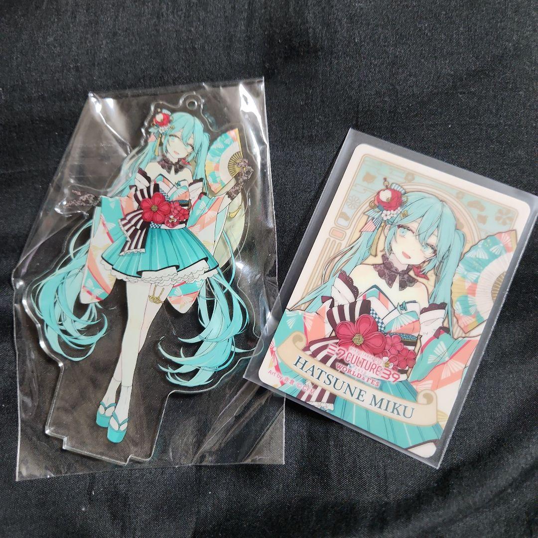 華*様 初音ミク アクリルスタンド 39Culture2020 World 華*様 初音ミク アクリルスタンド 39Culture2020 World
