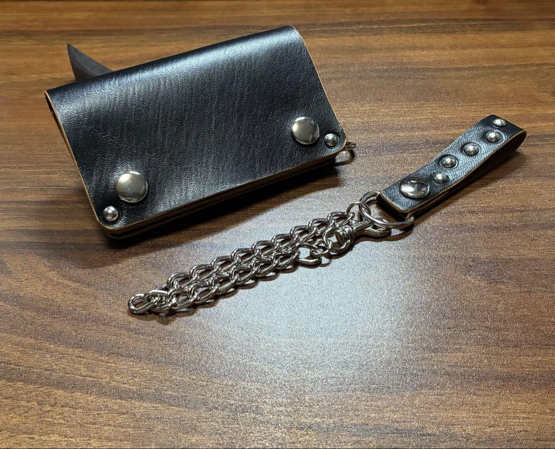本革コンパクトトラッカーウォレット