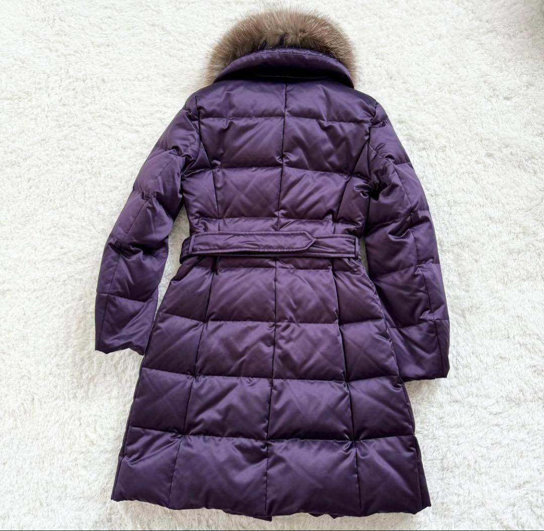 希少　定価21万 バーバリーロンドン 2way フォックスファー ダウンコート