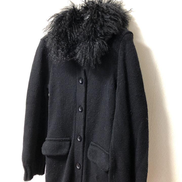 新作正規店 美品 ロングカーディガン ラクーンファー付き bC2Z1-m87246854157 エーティー A.T 得価好評