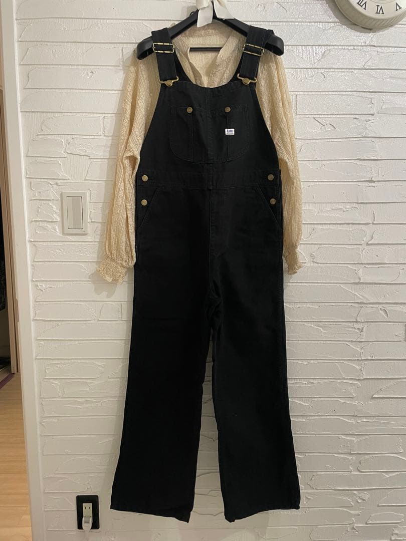 Lee×SLOBE IENA 別注オーバーオール ブラック黒 新品】SLOBE IENA
