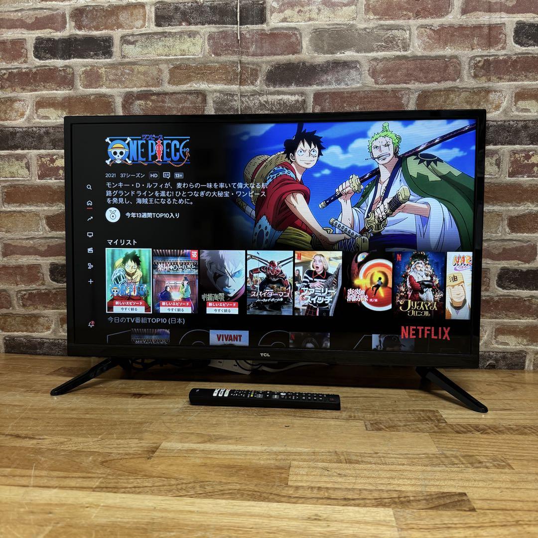 TCL 32V型 液晶テレビ スマートテレビ 32S516E ネット動画アプリ○ - テレビ