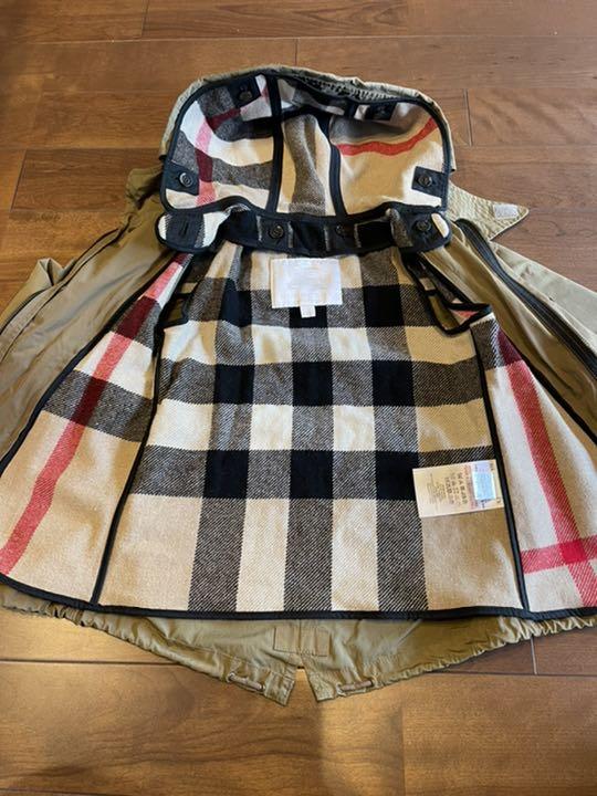 バーバリー BURBERRY  子供用 モッズコート　カーキ
