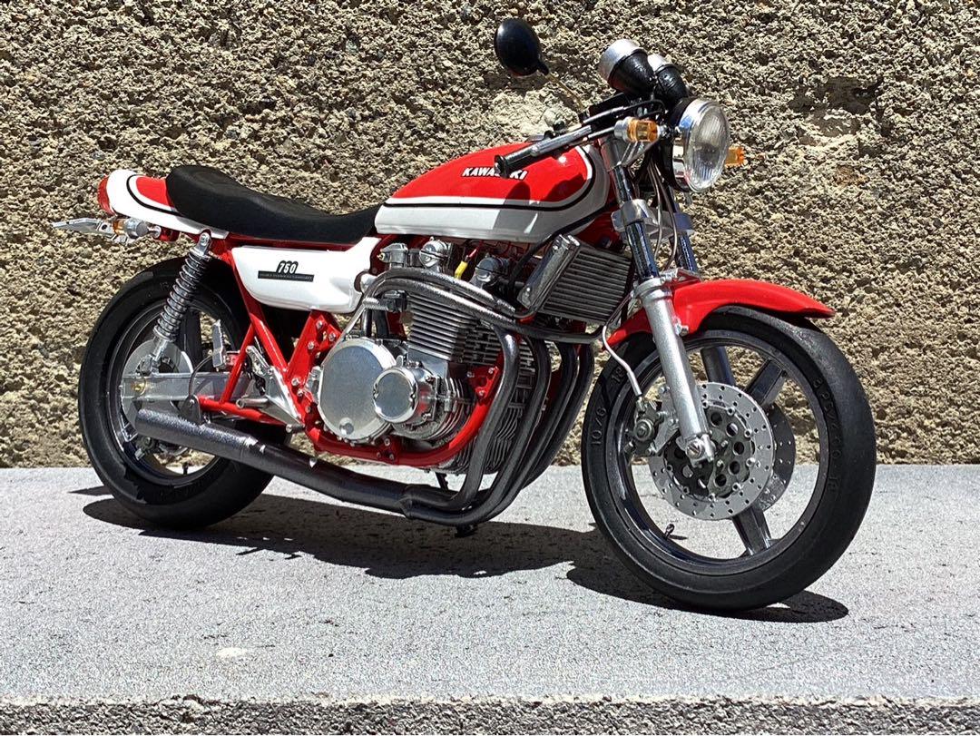 バイクプラモデル 族車 アオシマ1/12 RS750ZⅡ⑤ (ジャンク品) 模型・プラモデル