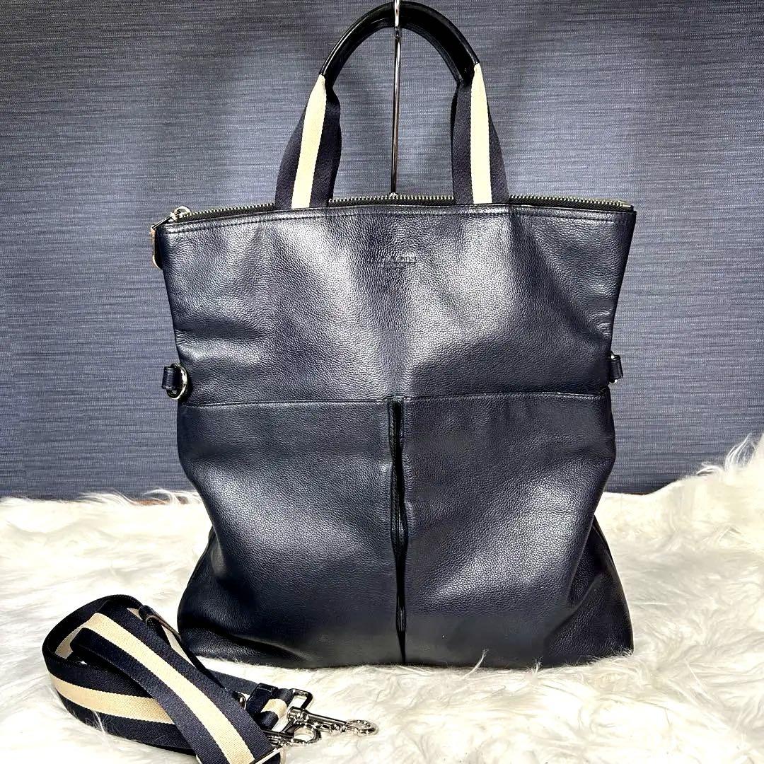 【COACH】 チャールズ 2way ショルダーバッグ トート レザー 斜めがけ