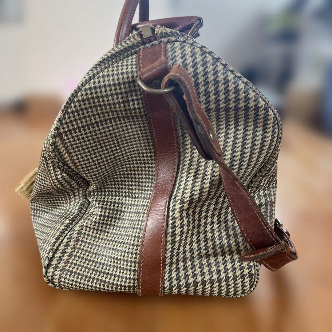 Polo Ralph Lauren チェック柄ボストンバッグ - メルカリ