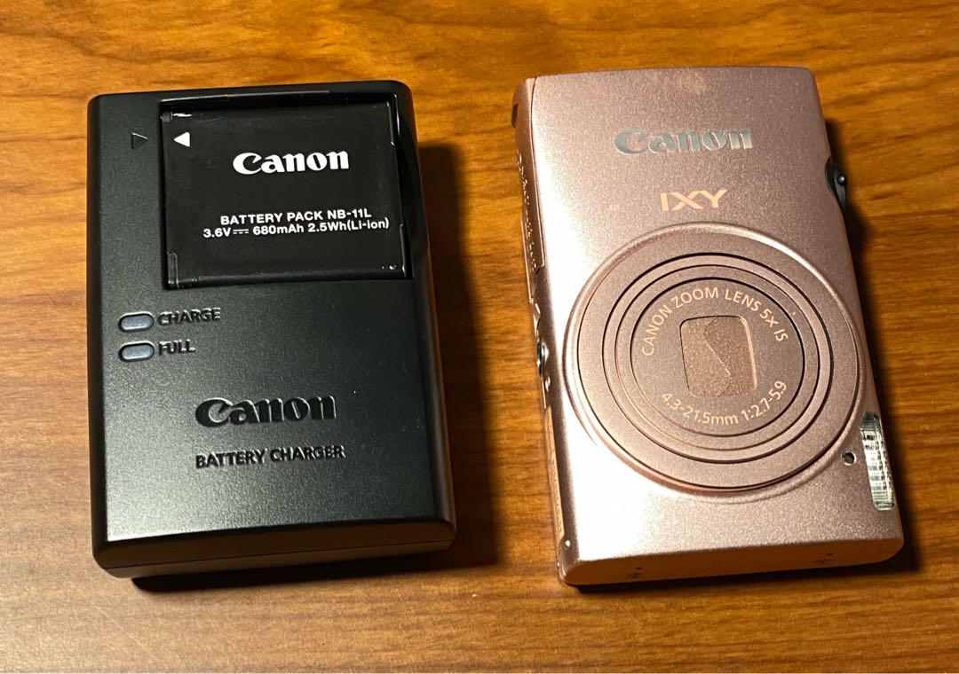 キャノン デジタルカメラ Canon IXY 220f ピンク　デジカメ