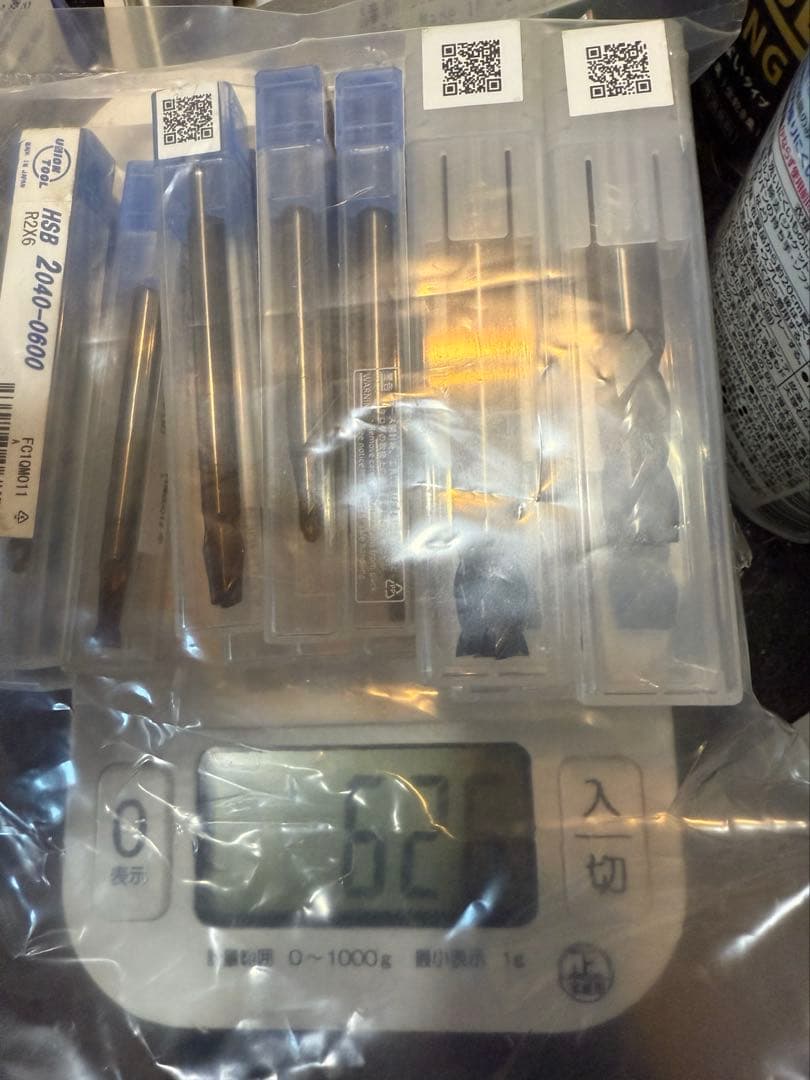 ユニオンツール　NSツール　新品の超硬エンドミル50本&スクラップ