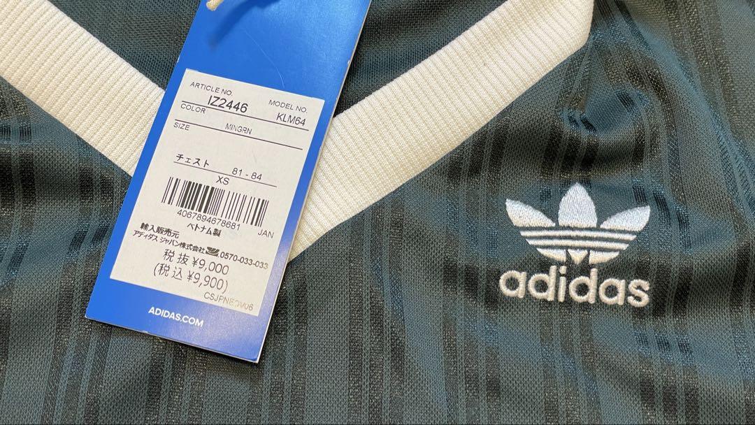 【未使用】adidasアディカラー ピケ サッカー長袖Tシャツ / XS