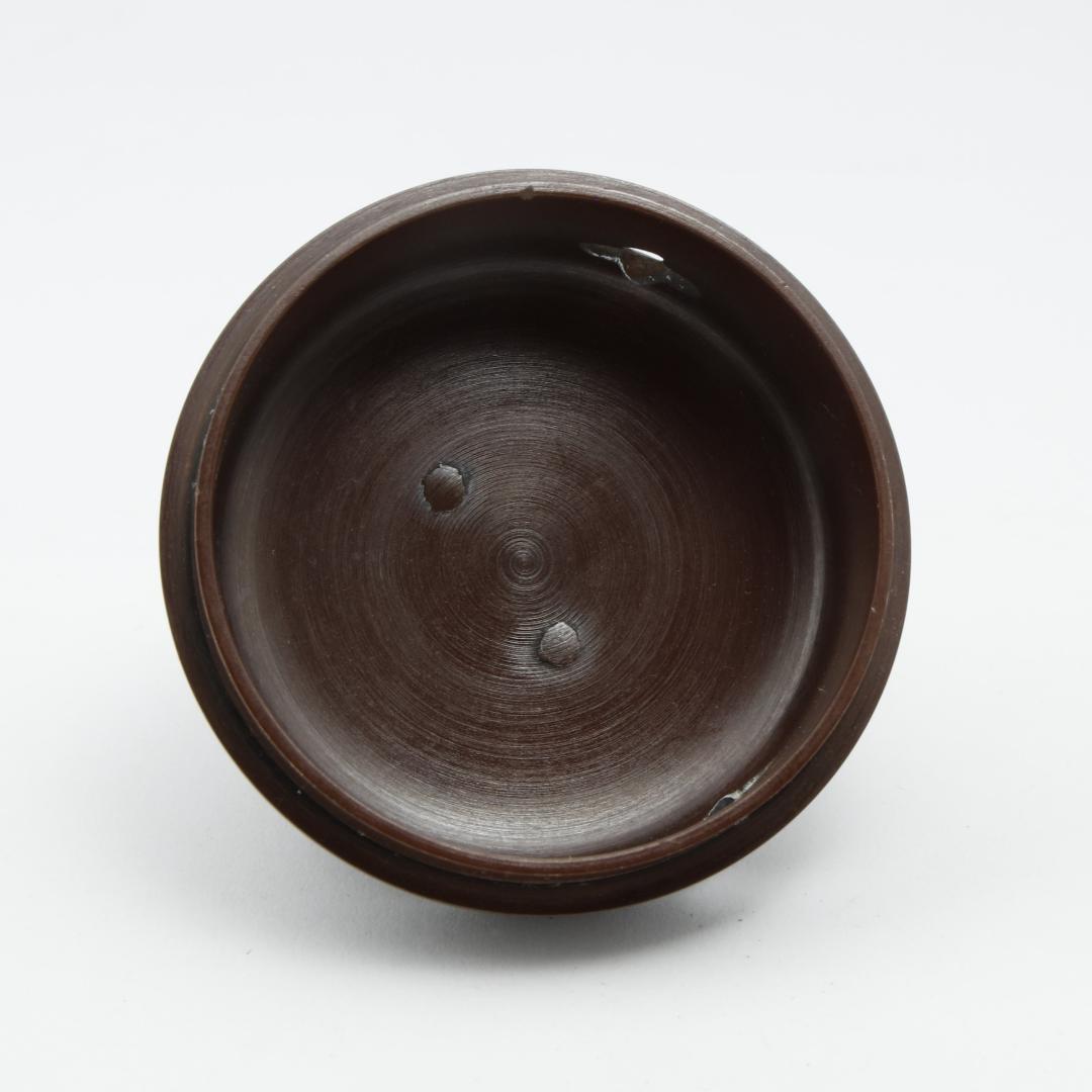 1637 高岡銅器 長足菖蒲獅子蓋 香炉 三つ足 伝統美術工芸品 骨董品 銅製