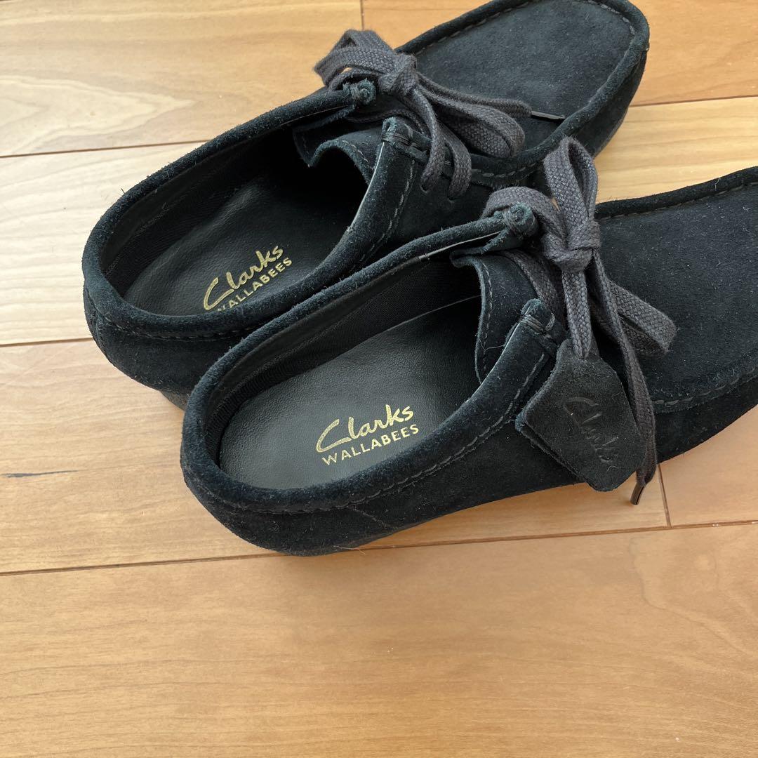 Clarks クラークス ワラビー ローカット スウェード ブラック