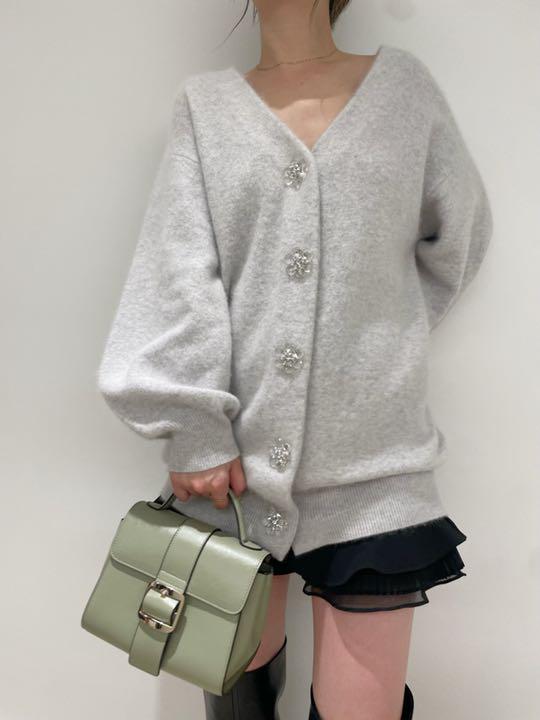 SNIDEL ビジューボタンカーデワンピース SNIDEL ビジューボタンカーデワンピース