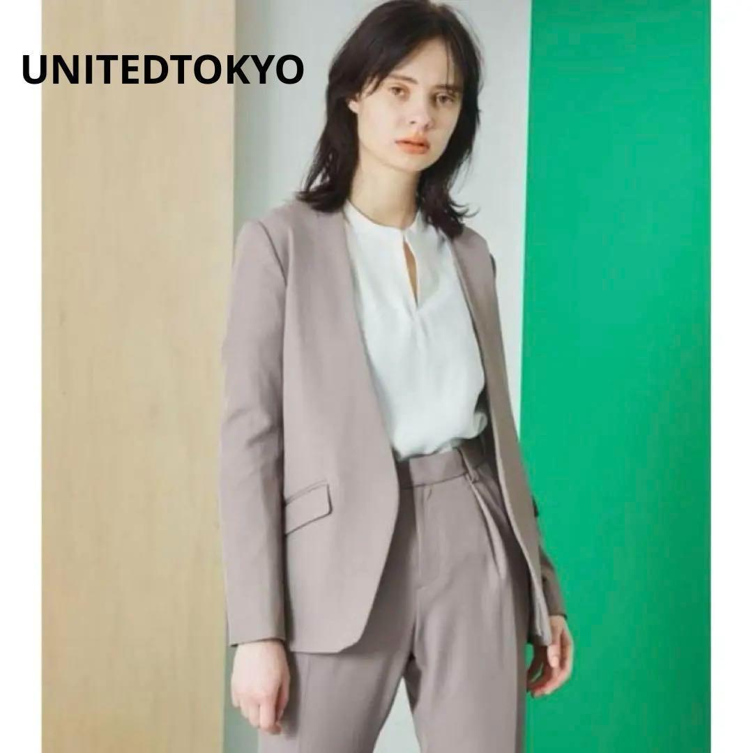 UNITEDTOKYO ノーカラーセットアップ UNITED TOKYO ジャケット ノーカラージャケット 「セットアップ