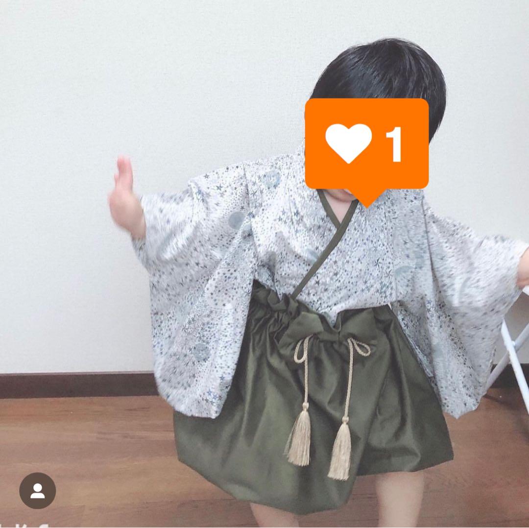 もこもこぽわんパンツ袴90センチ