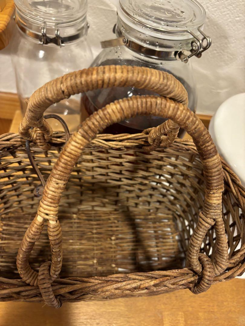 松野屋　あけびかご　バッグ