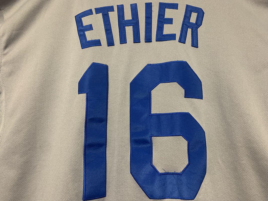 美品 刺繍 ロサンゼルス・ドジャース ETHIER 16 ユニフォーム52サイズ
