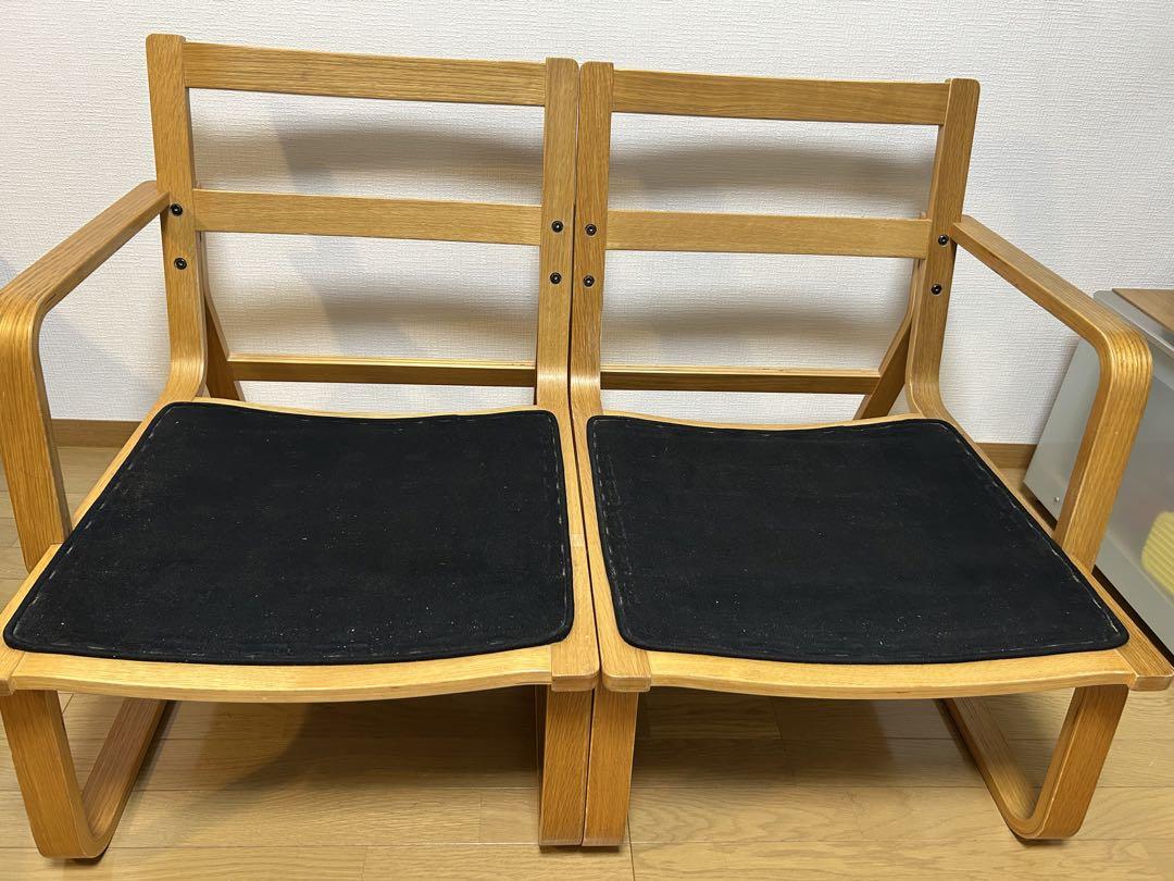 無印良品　リビングでもダイニングでもつかえるソファチェア
