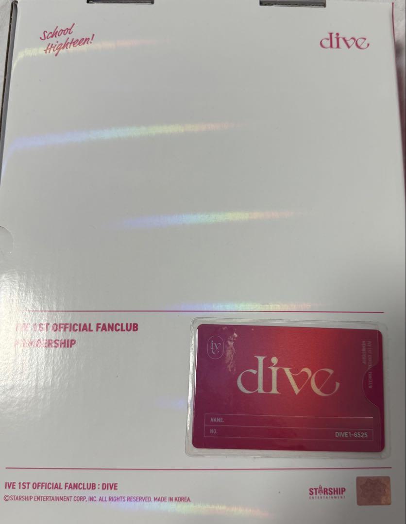 【IVE】 アイブ 韓国FC 1期 特典セット 新品中身確認の為開封済み