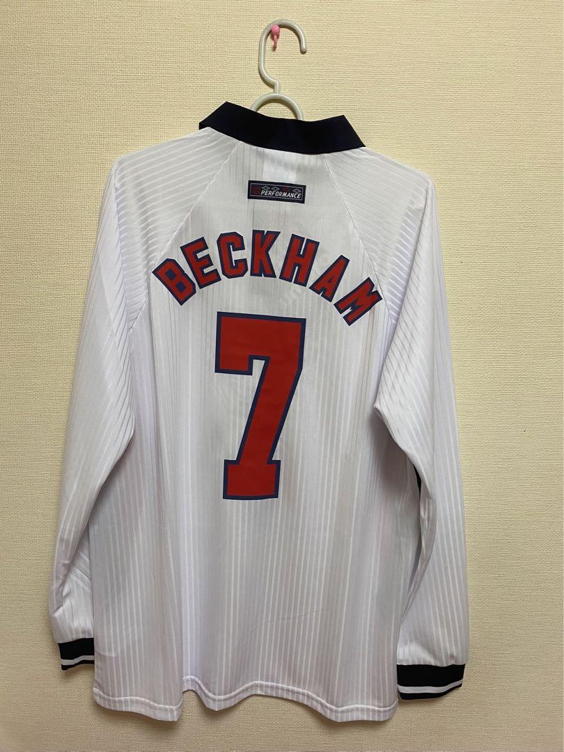 1998 W杯 イングランド 7番 ベッカム BECKHAM 長袖