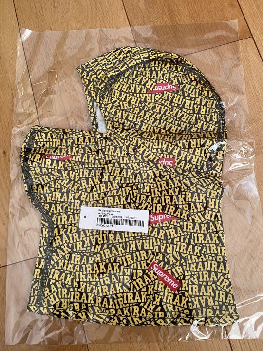 新品未使用SupremeIRAK Lightweight Balaclava