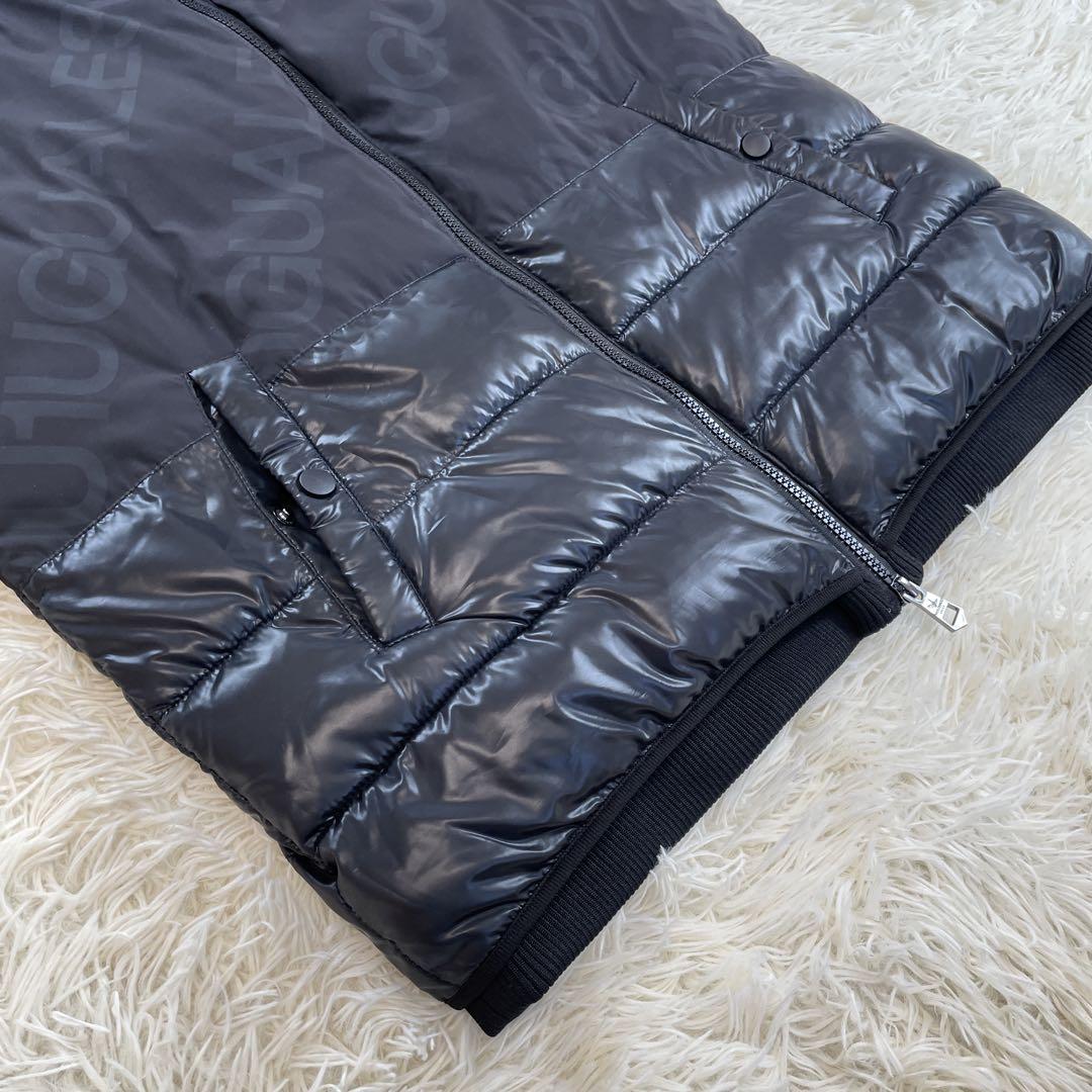 美品 1plu1uguale3 RELAX メンズ ブラック ダウンベスト