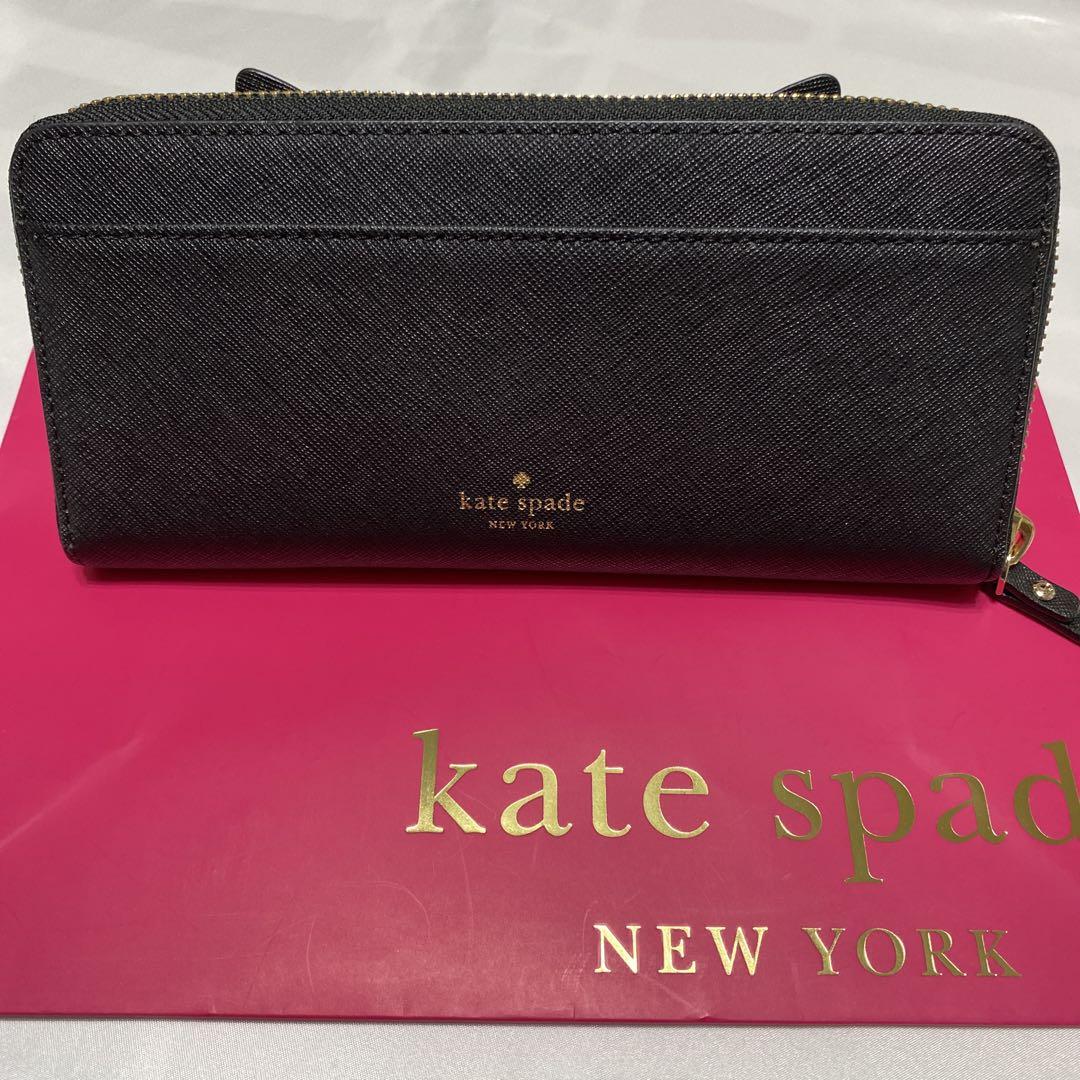 極美品　ケイトスペード　Kate Spade 長財布　キャット