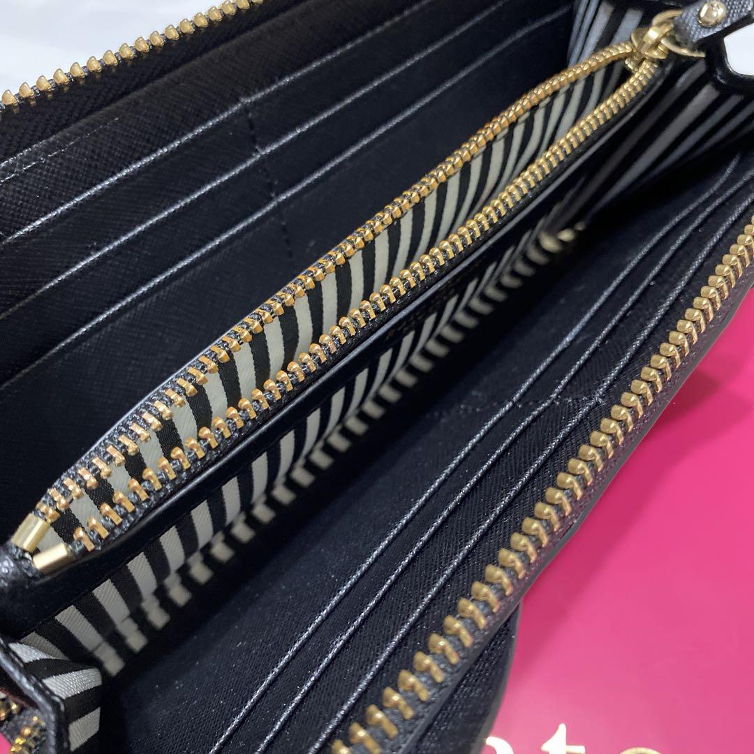 極美品　ケイトスペード　Kate Spade 長財布　キャット