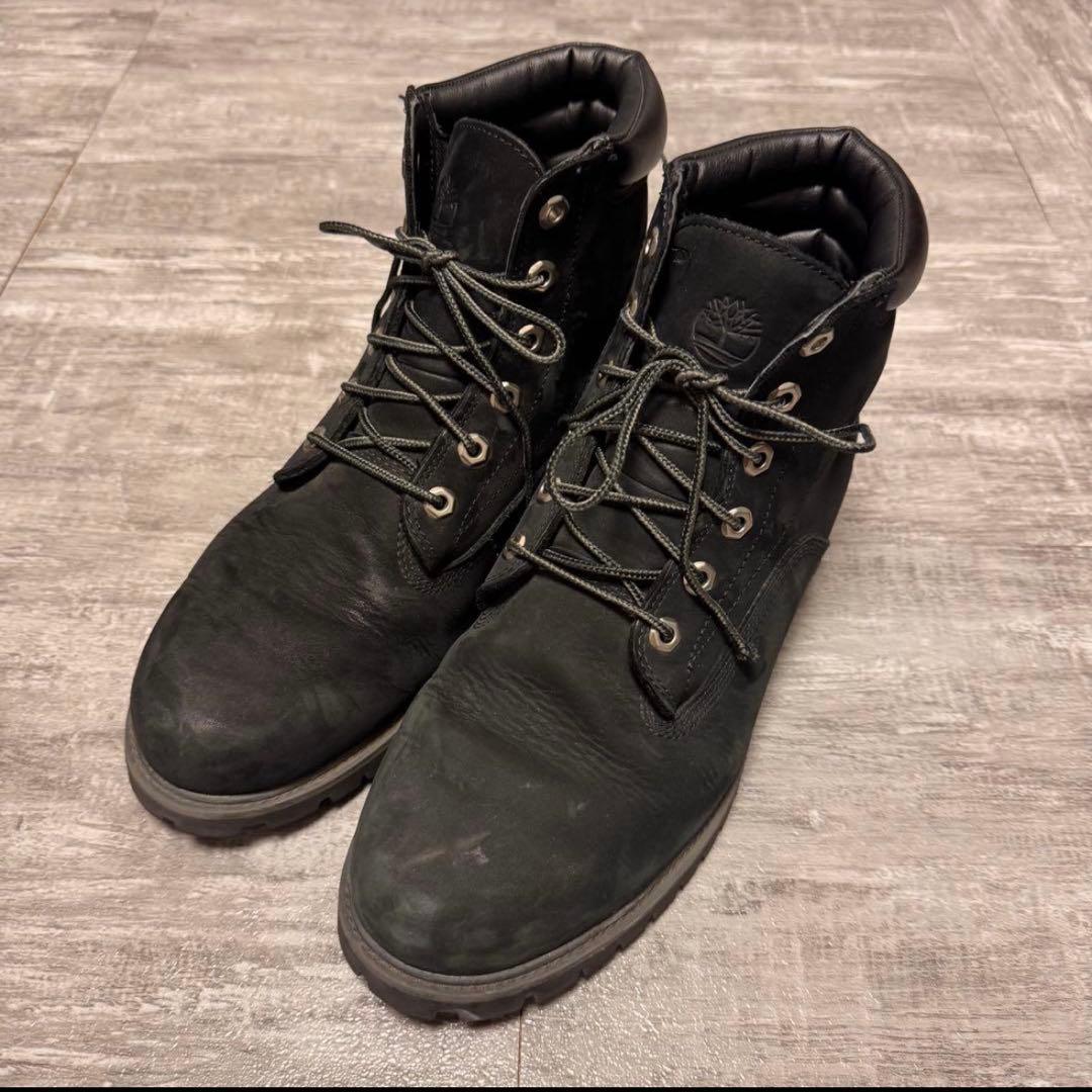 Timberland ブラック 6インチブーツ スウェード UK8.5 27cm27cm Timberland