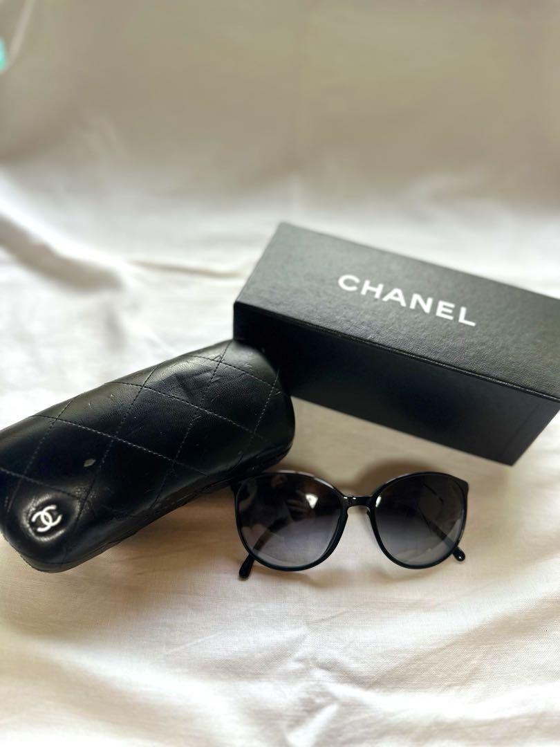 美品】CHANEL シャネル サングラス ブラック ケース・箱付き
