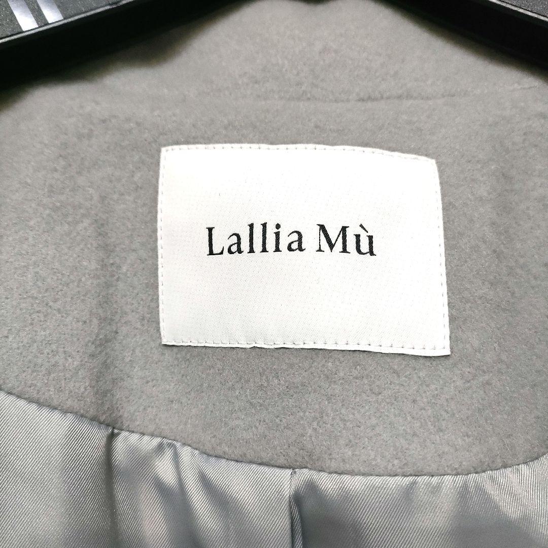 【未使用品】24AW ラリアムー Lallia Mu スタンドカラーフレアコート 【未使用品】24AW ラリアムー Lallia Mu スタンドカラーフレアコート