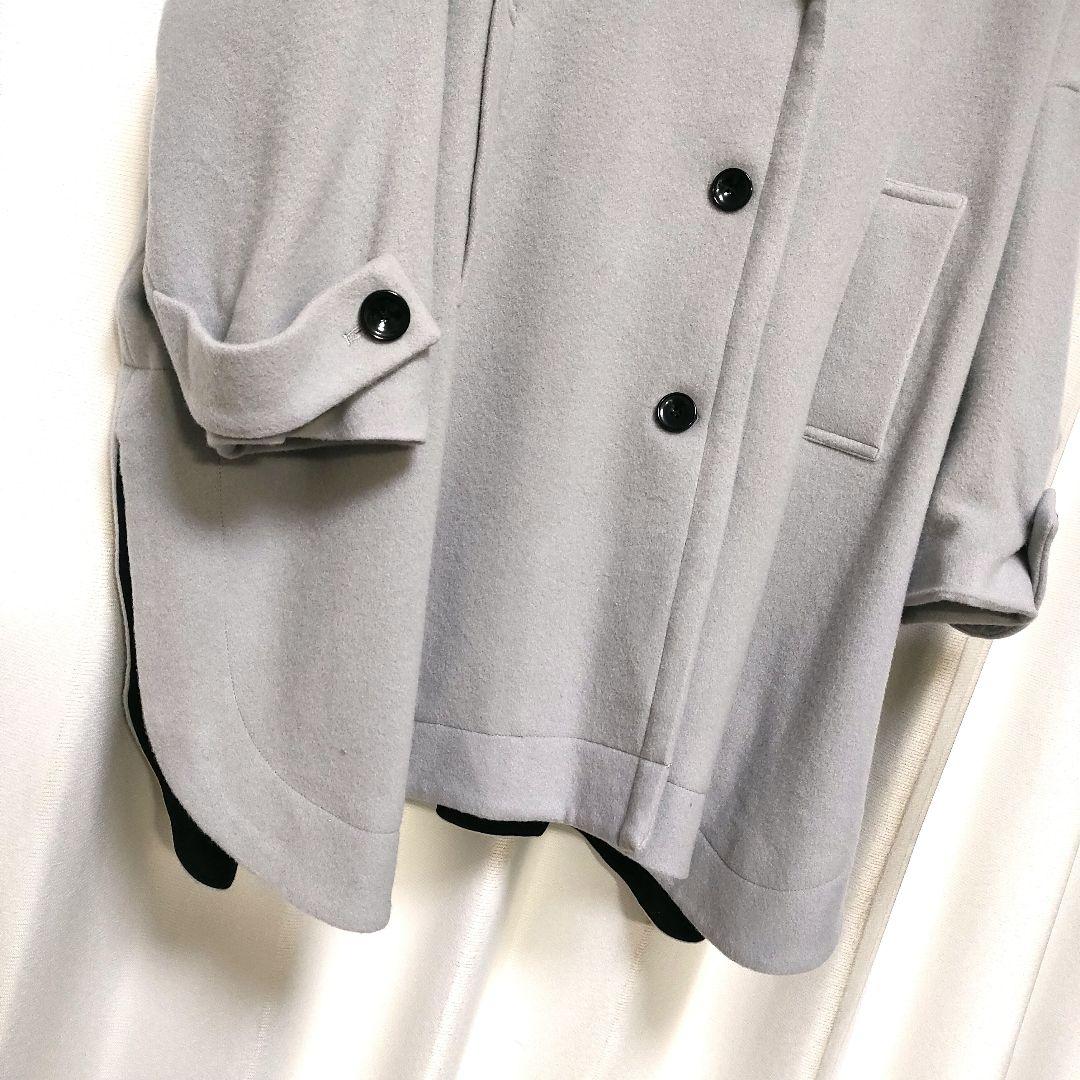 【未使用品】24AW ラリアムー Lallia Mu スタンドカラーフレアコート 【未使用品】24AW ラリアムー Lallia Mu スタンドカラーフレアコート