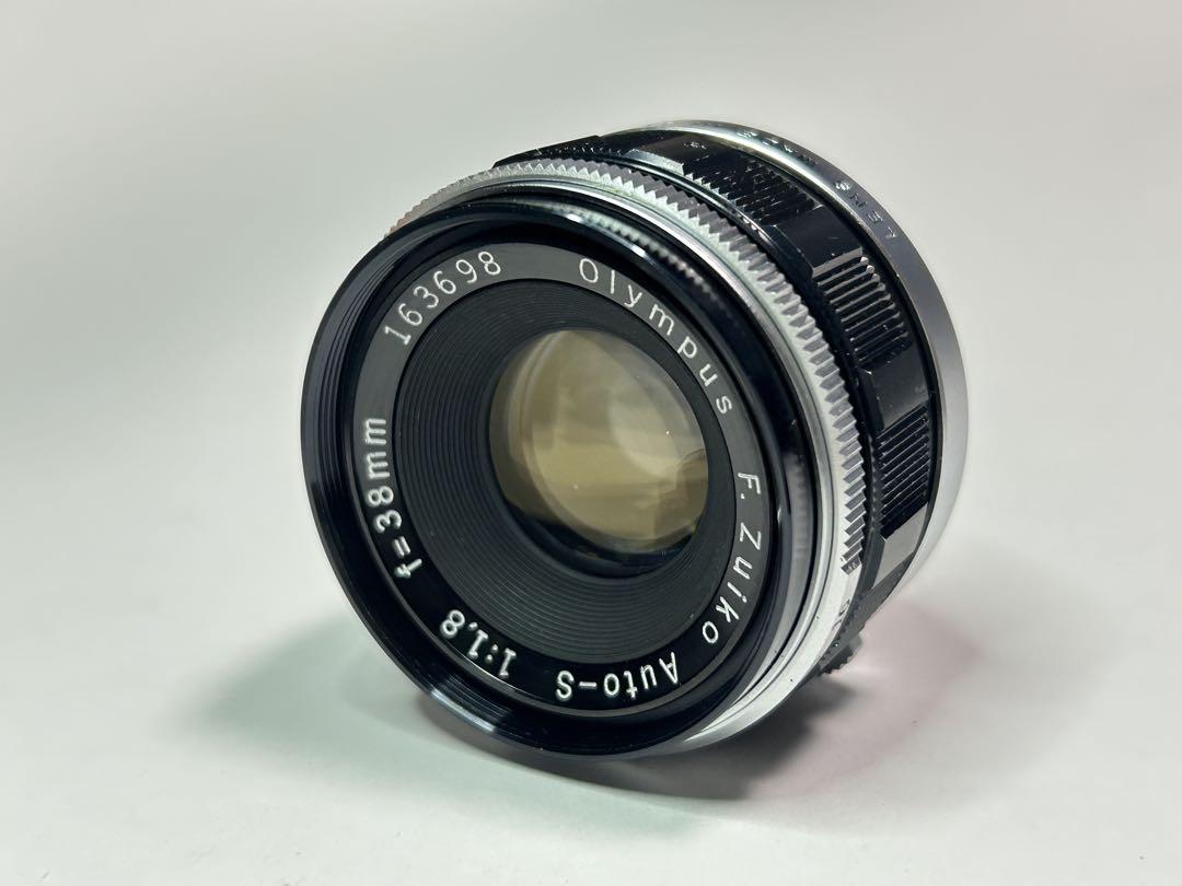 【整備済】OLYMPUS PEN-F/38mm F1.8レンズ付属
