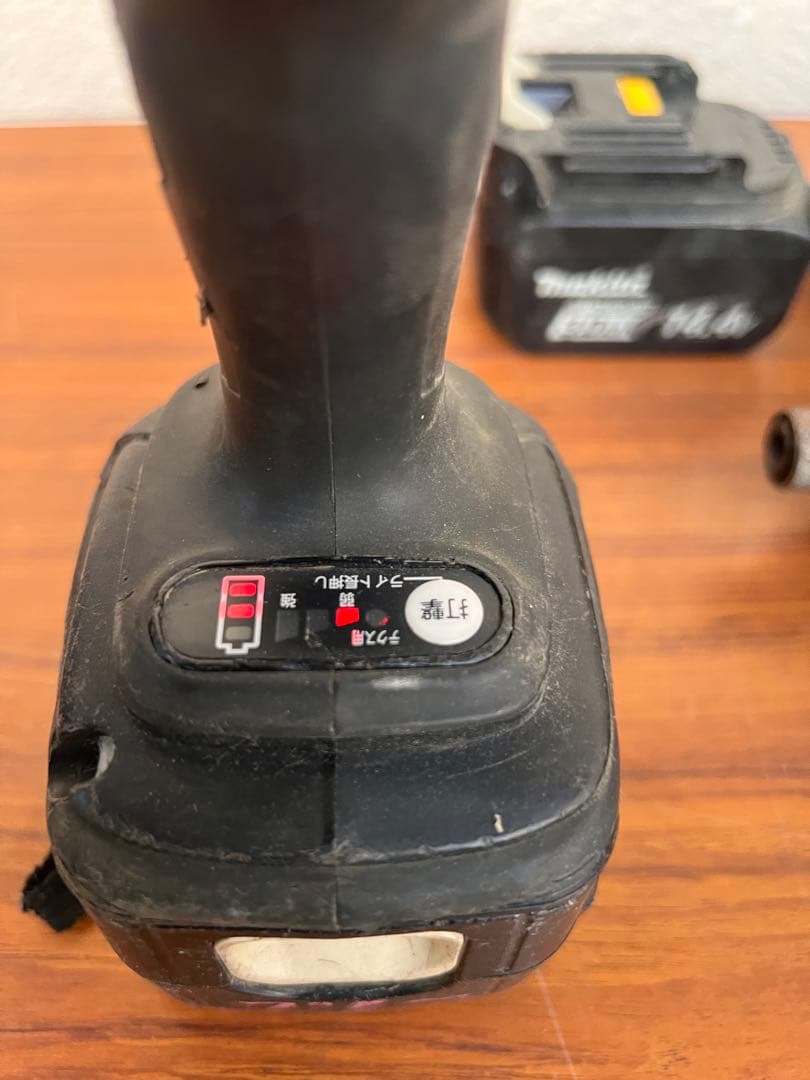 て6 マキタ 14.4V インパクトドライバー バッテリー 全体的に状態が悪い HRDEVELOPMENT_JP