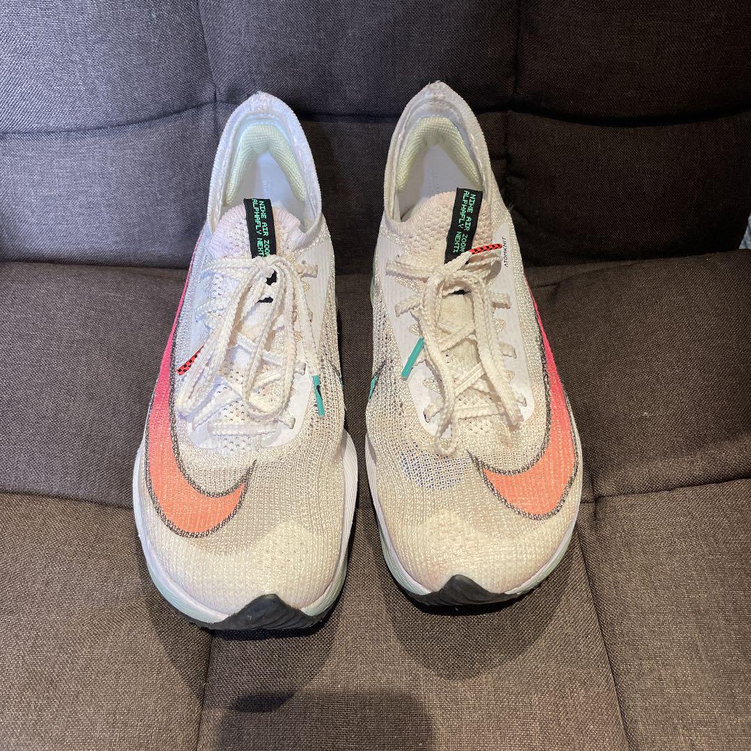 NIKE AIR ZOOM ALPHAFLY NEXT% WHITE 25.5㎝