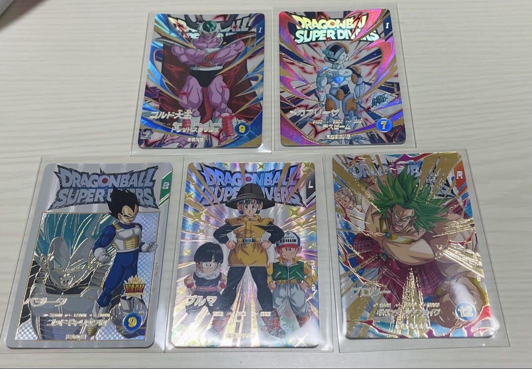 ドラゴンボール　ダイバーズ　カードセット 5枚 SDV5-PUR 5枚セット ドラゴンボールスーパーダイバーズ - メルカリ
