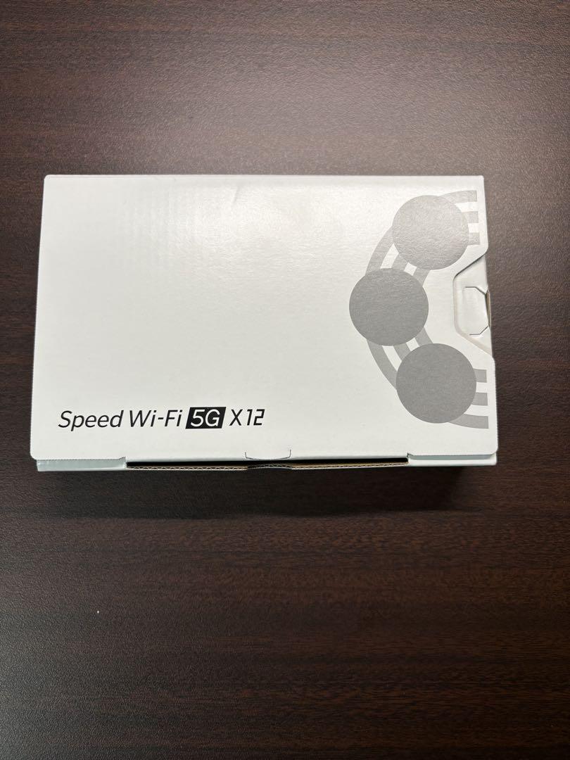 【新品未使用】NEC Speed Wi-Fi 5G X12 ホワイト