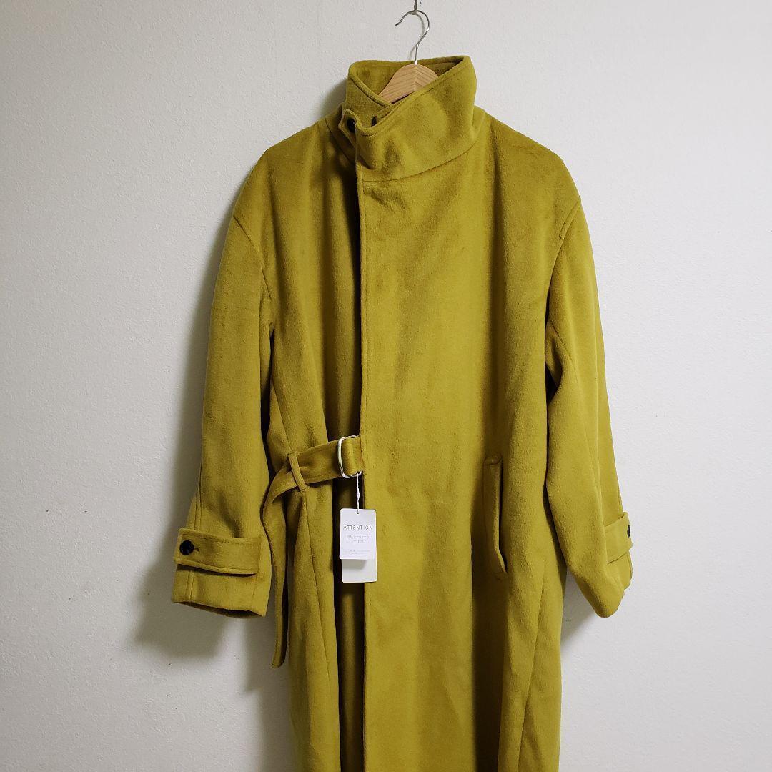 新品✨️2way tk.TAKEO KIKUCHI ロングチェスターコート 黄色