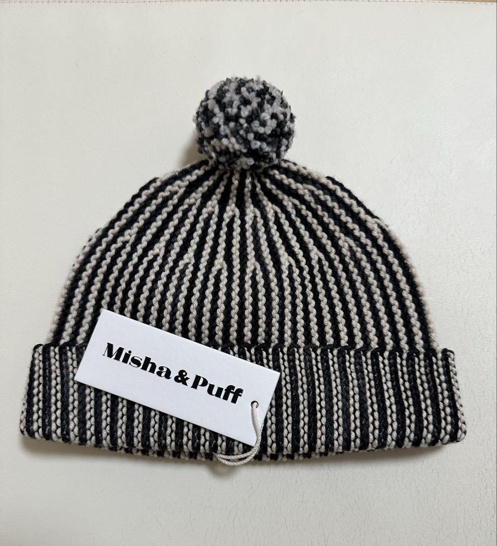 帽子 misha and puff strata garter hat 2-4y