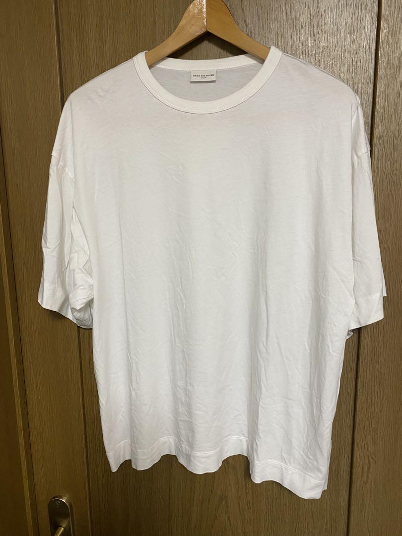 Dries Van Noten ホワイト Tシャツ オーバーサイズ DRIES VAN NOTENオーバーサイズTシャツ美品❗️ - メルカリ