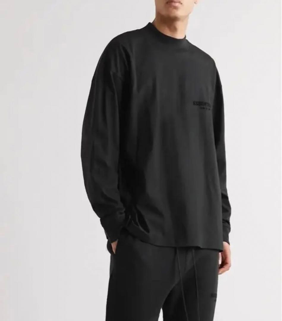 選択 FOG Essentials 両面ロゴ 白 ロンT ブラック 14 16 asakusa.sub.jp