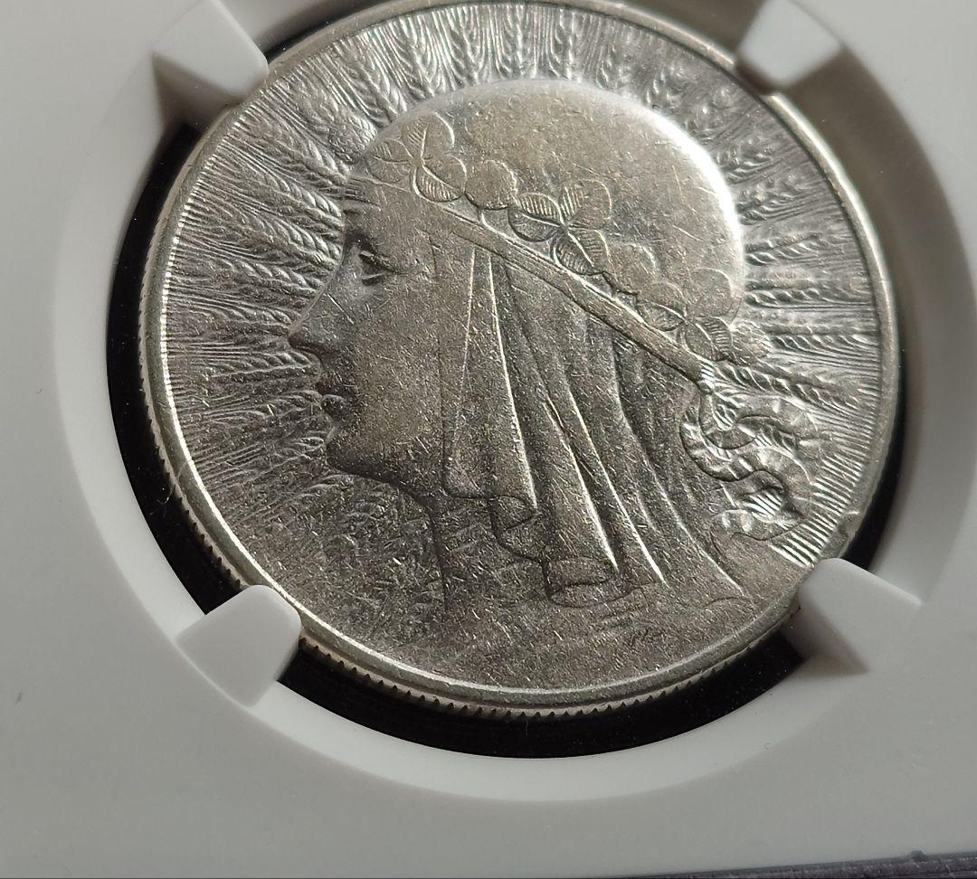 （訳ありセール 格安） ヤドヴィガ ポーランド NGC】1932 10ズロチ銀貨 メルカリ - コレクション